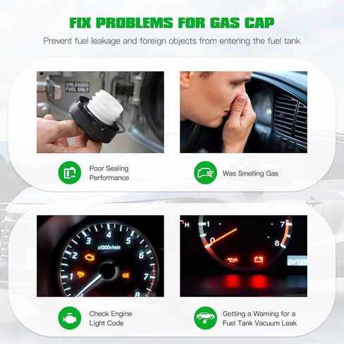 Upgraded 10591D 9MGC791 31778D Locking Fuel Gas Cap, Fuel Tank Cap for Chevy Silverado Express C3500 K3500, for Dodge Ram 3500 W350 D350, for Ford F-250 E-350, for G*MC Sierra Savana in Kuwait