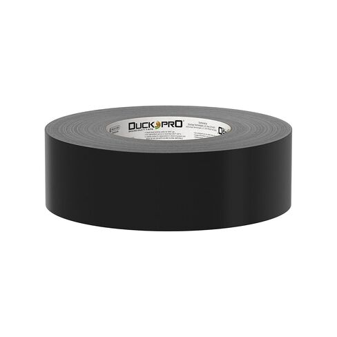 شريط لاصق عالي التحمل من Duck Pro لإصلاحات طويلة الأمد، بعرض 2 بوصة (1.88 بوصة × 55 ياردة) شريط بطة عالي الأداء مع ظهر مقاوم للماء، أسود، 1 لفة in Saudi Arabia