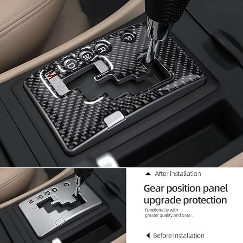 BETTERHUMZ متوافق مع Mazda 3 Axela 2004 2005 2006 2007 2008 2009 Mazdaspeed 3 من ألياف الكربون لوحدة التحكم المركزية ديكور لوحة ناقل الحركة وملحقات ضبط السيارة الداخلية in Saudi Arabia