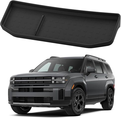 خلف صندوق تخزين الشاشة لشركة Hyundai Santa Fe 2024 2025 منظم وحدة التحكم المركزية صندوق تخزين لوحة القيادة مناسب للملحقات الداخلية للشاشة مقاس 12.3 بوصة in Kuwait