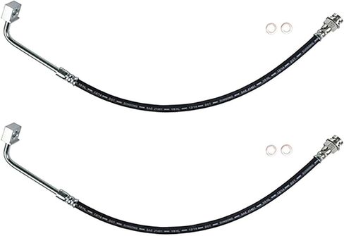 Front Brake Hose for Ford F-250 1983 1984 1985 1986 1987 6.9L V8, for Ford F-350 1988 1989 7.3L V8 in Kuwait