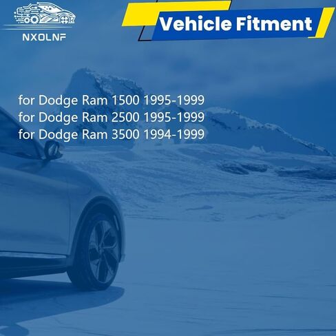 خرطوم الفرامل - قطعة واحدة من مجموعة خرطوم الفرامل الهيدروليكية الأمامية اليسرى لسيارة دودج رام 2500 5.9L 4WD 1995 1996 1997، لسيارة دودج رام 2500 8.0L 4WD 1995 1996 1997، لسيارة دودج رام 3500 5.9L 4WD 1994 1995 1996 in Kuwait