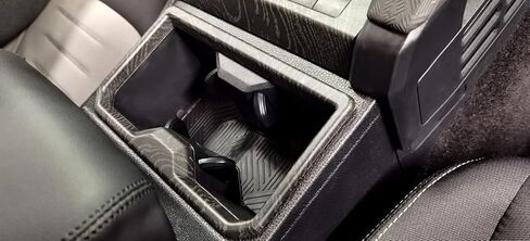 HIGH FLYING for Tacoma 2024 2025 2026, 4Runner 2025 2026 Car Interior Accessories Center Console Dashboard A/C Vent Overlay Cover Trim ABS Black Wood Grain (Front Water Cup Holder) in Saudi Arabia