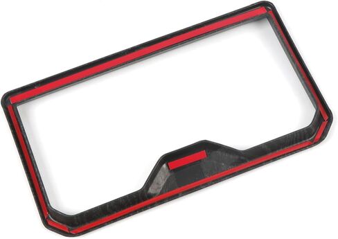 HIGH FLYING for Tacoma 2024 2025 2026, 4Runner 2025 2026 Car Interior Accessories Center Console Dashboard A/C Vent Overlay Cover Trim ABS Black Wood Grain (Front Water Cup Holder) in Saudi Arabia