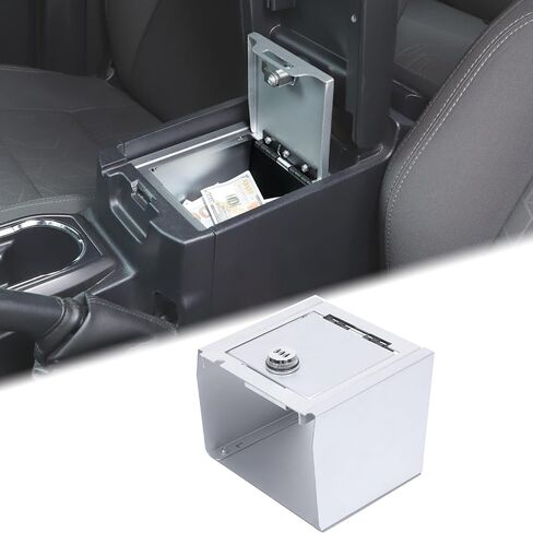 صندوق أمان لوحدة التحكم المركزية للسيارة ومسند ذراع للتخزين متوافق مع Toyota Tacoma 2016-2023 وصندوق قفل وحدة التحكم المركزية ومسند الذراع ودرج منظم للأمان مع ملحقات إدراج كلمة مرور مكونة من 3 أرقام in Saudi Arabia