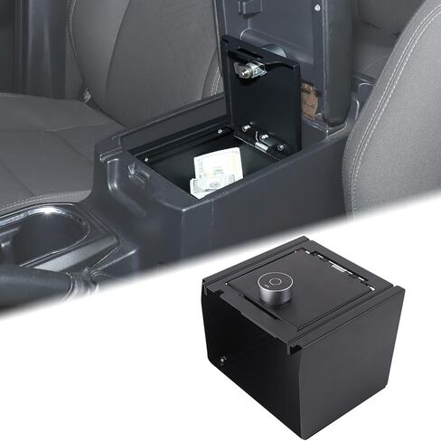 صندوق أمان لوحدة التحكم المركزية للسيارة ومسند ذراع للتخزين متوافق مع Toyota Tacoma 2016-2023 وصندوق قفل وحدة التحكم المركزية ومسند الذراع ودرج منظم للأمان مع ملحقات إدراج كلمة مرور مكونة من 3 أرقام in Saudi Arabia