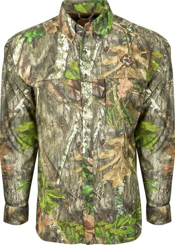 قميص Ol' Tom رجالي شبكي من الخلف بأكمام طويلة من البوليستر Mossy Oak. in Saudi Arabia