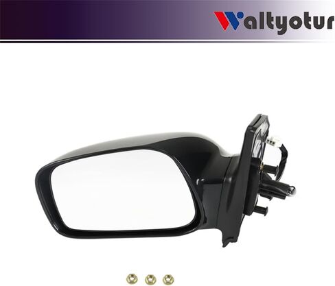 waltyotur Left Rearview Mirror Power Paintable Replacement for TO1320178 Replacement for Corolla 2003-2008 in Kuwait