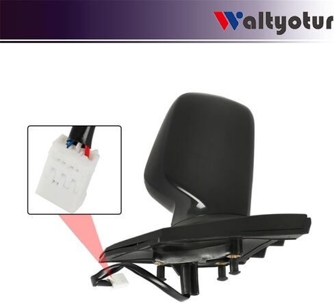 waltyotur Left Rearview Mirror Power Paintable Replacement for TO1320178 Replacement for Corolla 2003-2008 in Kuwait