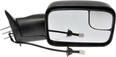 Dorman 955-2002 Passenger Side Power Door Mirror - Heated / Folding Compatible with Select Dodge Models, Black in Saudi Arabia