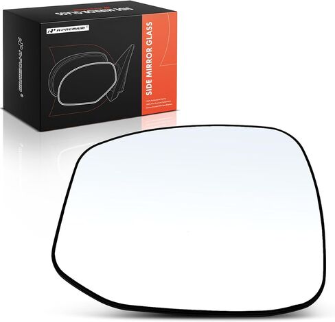A-Premium Left Driver Side Non-Heated Mirror Glass with Backing Plate - Compatible with Honda Civic 2012 2013 - Exterior Side View Flat Mirror in Saudi Arabia