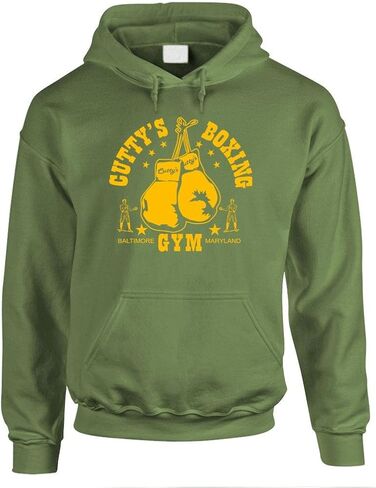 BOXING CUTTY'S GYM - baltimore the cut - Mens Pullover Hoodie in Saudi Arabia