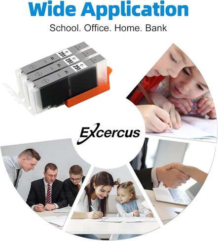 خرطوشة حبر بديلة متوافقة مع Canon CLI-251 GY Gray CLI-251GY XL خرطوشة حبر رمادية تعمل لطابعات Canon IP8720 MG6320 MG7120 MG7520 (3 عبوات) in Kuwait