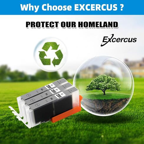 خرطوشة حبر بديلة متوافقة مع Canon CLI-251 GY Gray CLI-251GY XL خرطوشة حبر رمادية تعمل لطابعات Canon IP8720 MG6320 MG7120 MG7520 (3 عبوات) in Kuwait