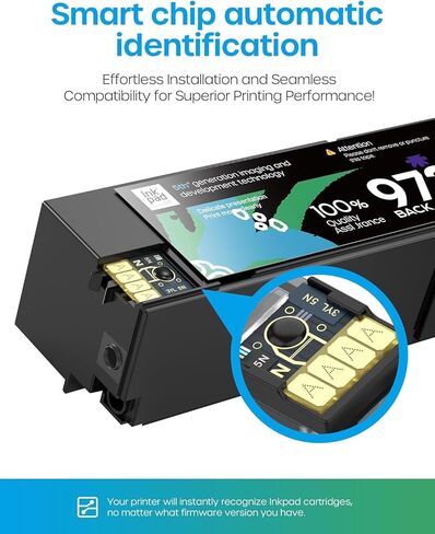 972X Ink Cartridge Compatible with 972-X 972X Replacement for PageWide Pro 452dw 452dn PageWide Pro Multifunction 477dw 477dn 577dw 577z Printer (4 Pack, Bk/C/M/Y) in Kuwait