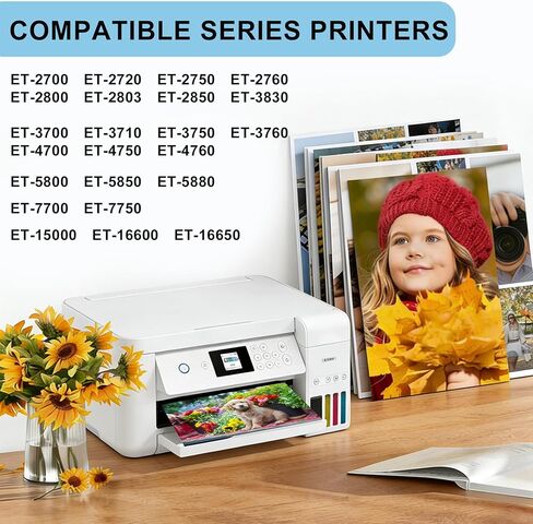 Sublimation Ink for Eco Tank ET2400 ET-2800 ET2720 ET2760 ET2750 ET4800 ET-2803 ET-2850 Printers Heat Press Transfer on T-Shirt Custom Mug, (4x100ml BK C M Y) in Kuwait