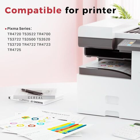 خرطوشة حبر Kuva 275xl 276xl بديلة لحبر Canon 275 276 XL PGI275 CLI276 PG-275 CL-276 XL لطابعة Pixma TS3500 TS3522 TS3520 TR4700 TR4720 TR4722 (عبوة من قطعتين بلون أسود) in Kuwait