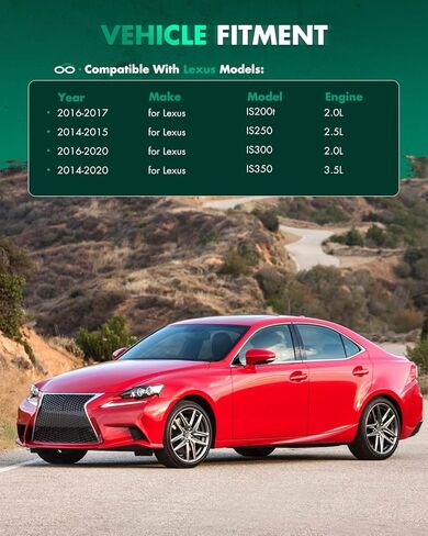 SCITOO ABS Spoiler Wing Fits for 2016-2017 for Lexus for IS200t,2014-2015 for Lexus for IS250,2016-2020 for Lexus for IS300,2014-2020 for Lexus for IS350 1PC Glossy Black Rear Trunk Spoiler Wing in Saudi Arabia