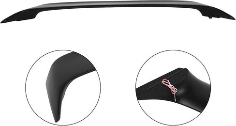 SCITOO ABS Spoiler Wing Fits for 2016-2017 for Lexus for IS200t,2014-2015 for Lexus for IS250,2016-2020 for Lexus for IS300,2014-2020 for Lexus for IS350 1PC Glossy Black Rear Trunk Spoiler Wing in Saudi Arabia