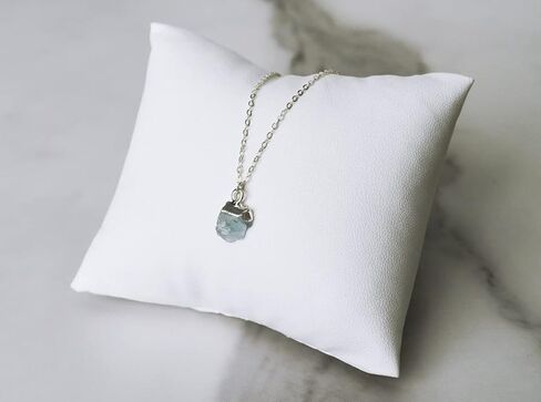 Raw Birthstone Necklace, Bridesmaid Gift, Layering Necklace. Healing Crystal Necklace in Saudi Arabia