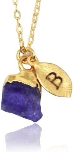 Raw Birthstone Necklace, Bridesmaid Gift, Layering Necklace. Healing Crystal Necklace in Saudi Arabia