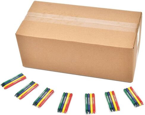 Madisi Crayons Bulk Pack, Regular Size, 4 Colors, 400 Packs, 1600 Count in Kuwait