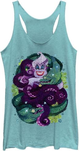 تيشيرت The Little Mermaid Ursula Portrait Racerback بدون أكمام للصغار in Saudi Arabia