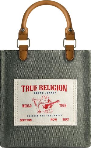 حقيبة يد نسائية من True Religion، حقيبة كتف للسفر بجيب بوذا مع حزام كروس قابل للتعديل وقابل للإزالة in Saudi Arabia