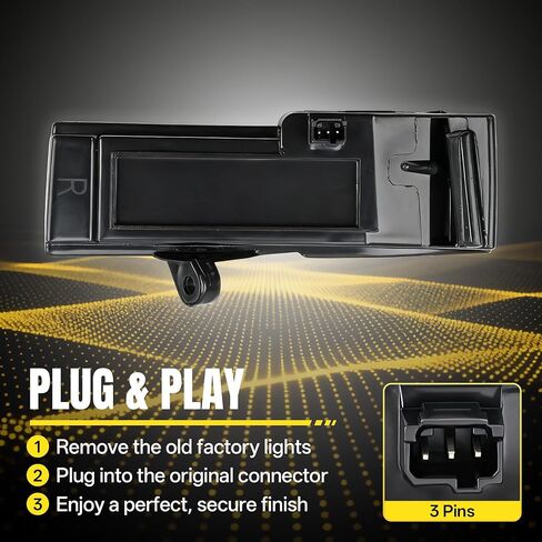 Passenger Side Mirror Light Lamp for Ford F150 2015-2020, Right LED Turn Signal Light Mirror Indicator Lamps - Original Fitment F Series in Kuwait