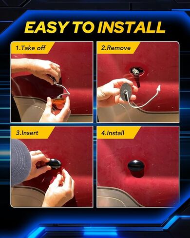 AUTOONE White LED Dually Bed Side Marker Lights for1999-2010 Ford F350 F450 F550 Super Duty, 6500K White Dual Rear Wheel Bed Marker Lamps, Smoked Len, 4PCS in Kuwait