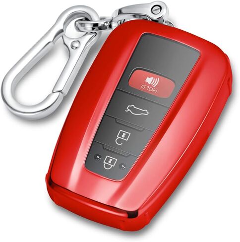 Lcyam مفتاح فوب غطاء مفتاح السيارة واقية كم يناسب لتويوتا Rav4 هايلاندر 4 عداء تاكوما تندرا كورولا كامري in Kuwait