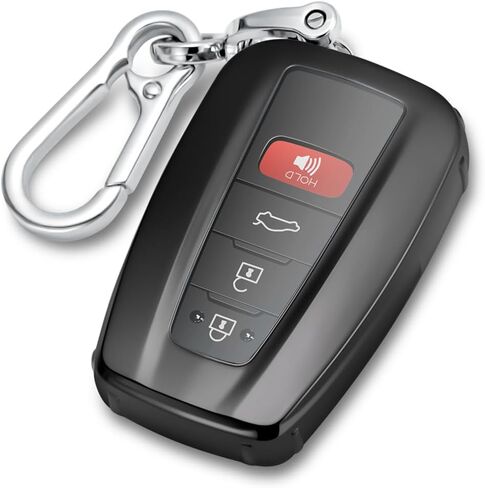 Lcyam مفتاح فوب غطاء مفتاح السيارة واقية كم يناسب لتويوتا Rav4 هايلاندر 4 عداء تاكوما تندرا كورولا كامري in Kuwait