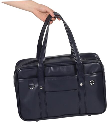 LIFKOME PU Uniform Bag for Daily Commuting Stylish and Unisex Shoulder Tote with Carrying Straps for Men and Women for Outdoor Activities and Office Use in Saudi Arabia