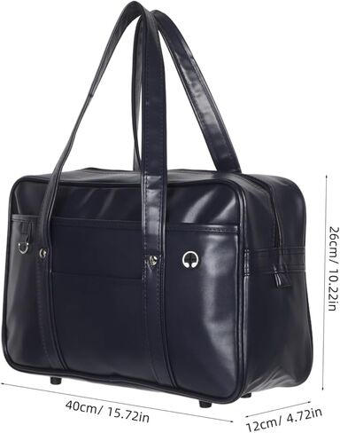PU Uniform Bag for Laptops Versatile Dual Carrying Tote with Straps for Daily and Outdoor Use for School and Business Activities in Saudi Arabia