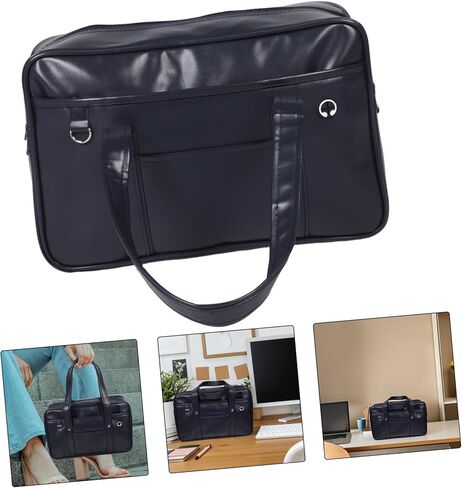 PU Uniform Bag for Laptops Versatile Dual Carrying Tote with Straps for Daily and Outdoor Use for School and Business Activities in Saudi Arabia