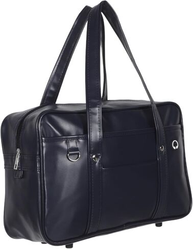 PU Laptop Bag for Men Women Large Capacity Single Shoulder Tote with Earphone Hole Versatile Briefcase for Commuting Easy to Clean Organize in Saudi Arabia