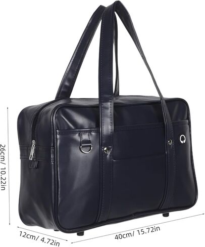 PU Laptop Bag for Men Women Large Capacity Single Shoulder Tote with Earphone Hole Versatile Briefcase for Commuting Easy to Clean Organize in Saudi Arabia