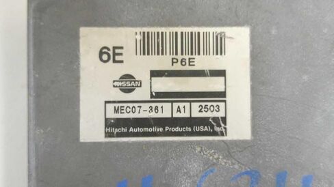 وحدة التحكم في المحرك ECM تناسب 02 متوافقة مع Nissan Frontier MEC07-361 A1 MEC07361A1 in Saudi Arabia