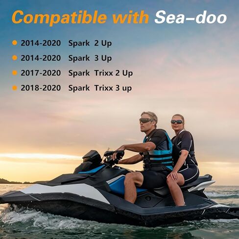 Motorboat Jet Pump Wear Ring & Impeller Jet Pump Seal Compatible with Seadoo SPARK 2UP 3UP TRIXX 2UP 3UP Replace#: 267000813 293200134 in Kuwait