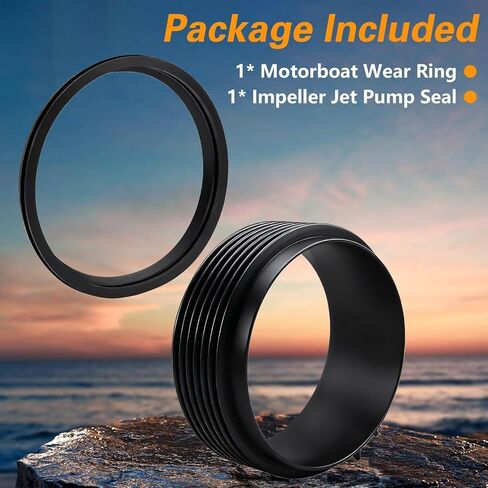 Motorboat Jet Pump Wear Ring & Impeller Jet Pump Seal Compatible with Seadoo SPARK 2UP 3UP TRIXX 2UP 3UP Replace#: 267000813 293200134 in Kuwait