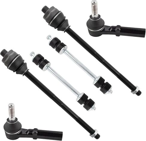 طقم قضيب ربط أمامي داخلي خارجي Tierod Sway Bar لـ GMC لـ Sierra 3500/1500HD Classic لـ Sierra 3500HD/3500/2500HD/2500/1500HD لـ Yukon XL 2500 223-9348 in Kuwait