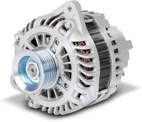 A-Premium Alternator Compatible with Infiniti QX50 2014-2017, Q60 2014-2015, G37 2010-2013, QX70, Q70, EX35, FX35, FX37, M37, Q70L & Nissan 370Z, 12V 130A 7-Groove Pulley Clockwise in Saudi Arabia