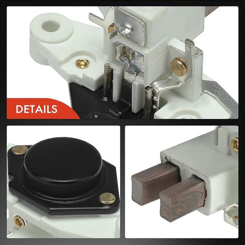 A-Premium 14V Alternator Voltage Regulator Compatible with Fiat 124 & Mercedes-Benz W111 & Volvo & Volkswagen & Ferrari & Ford & Lamborghini & Lancia & NSU & Opel & Pininfarina & Puch & Seat & Suzuki in Saudi Arabia