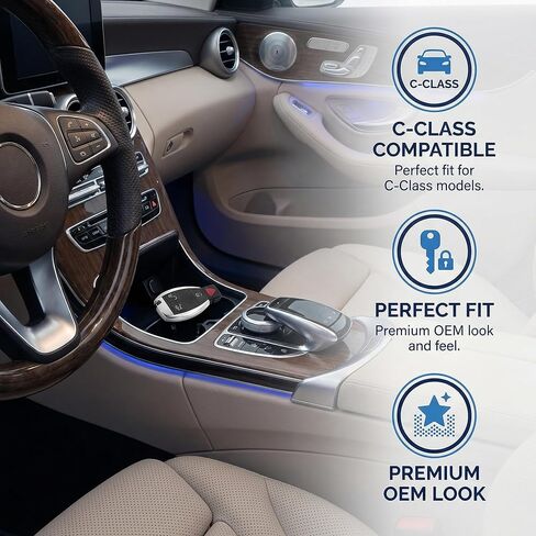 استبدال مفتاح Fob عن بعد يناسب 1997-2014 Mercedes Benz C CL E GL ML R S Class 1997-2014 Mercedes 300 SL Sprinter دخول بدون مفتاح عن بعد IYZ3312 IYZDC (حزمة من 2) in Kuwait