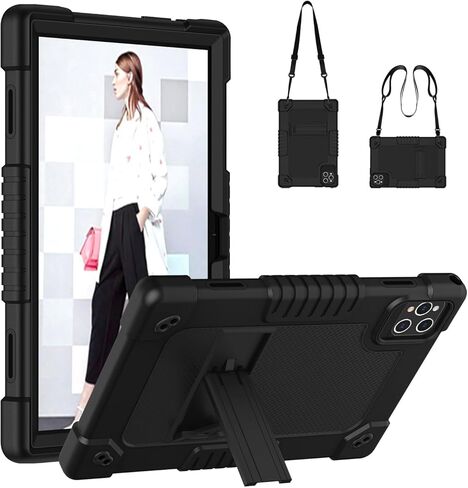 for KADYBE D115 Tablet Case,for MEIZE D115 10.1 inch Case,Shockproof Kids Case with Shoulder Strap for DOMATON D105/kimlok Android 13 14/MEIZE D115/KADYBE D115/Qukenk 10.1 inch (Navy/Green) in Saudi Arabia