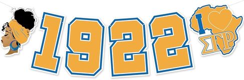 1922 سيجما نادي نسائي راية - لا DIY 1922 سيجما نادي نسائي زينة للنساء السود نادي نسائي جمعية لوازم الحفلات بريق in Kuwait