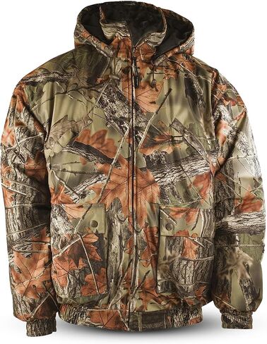 TrailCrest by Treel Men's Tactical Jacket - Insulated & Waterproof Warm Camo Hunting Coat in Saudi Arabia