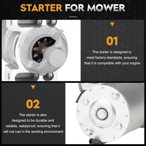 410-12182 Starter Compatible with Cub Cadet Enforcer EN-44 EN-48 EN-54 Recon 48 60 Tank 48 Tank L60 KH Tank M48-KH Replace SDR0291 410-12414 AM132702 MIA11473 SDR0291 25-098-08 in Saudi Arabia