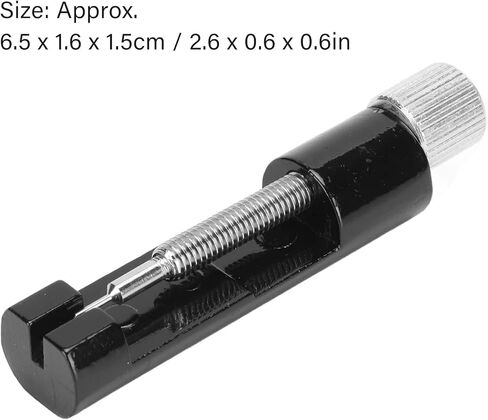 Watch Link Removal Tool, Stainless Steel Strap Bracelet Pins Adjuster Kit with 3 Spare Pins, for Most Types of Watch Band Sizes in Saudi Arabia
