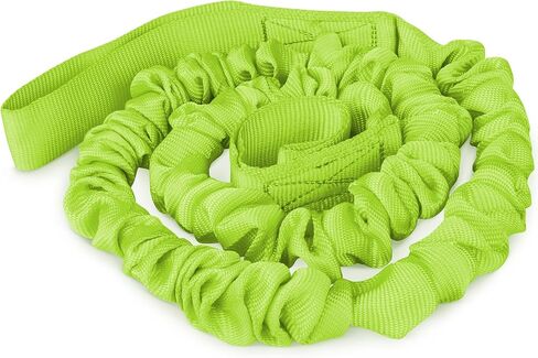 حبل سحب بنجي للدراجة من Cibi - حزام سحب عالي التحمل لراكبي الدراجات مع حلقات آمنة، يمتد من 4.6 إلى 15 قدم، ومقاوم 4000 رطل - للدراجات الصغيرة، MTB والمزيد in Kuwait